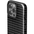 Black Grid iPhone 15 Pro Impact Case